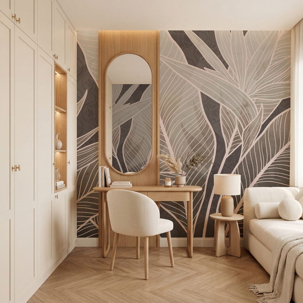 Nuanțe delicate într-o atmosferă botanică elegantă Nuanțe delicate într-o atmosferă botanică elegantă