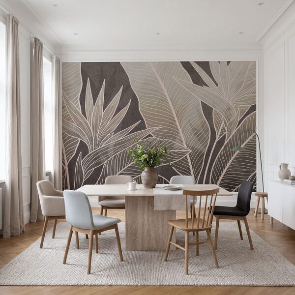 Nuanțe delicate într-o atmosferă botanică elegantă Nuanțe delicate într-o atmosferă botanică elegantă