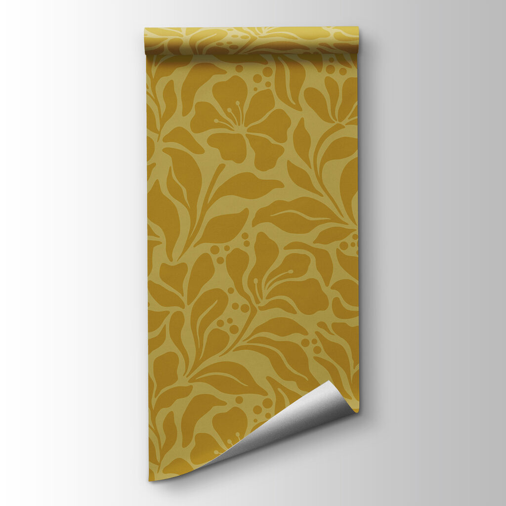 Yellow and white pattern