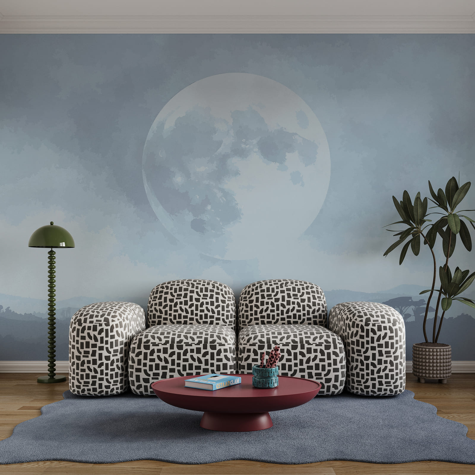 Luna pe cer