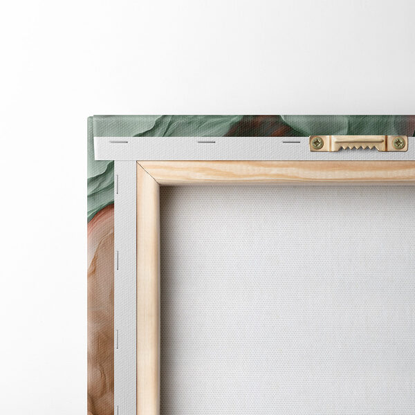 Soft swirls of earthy colors