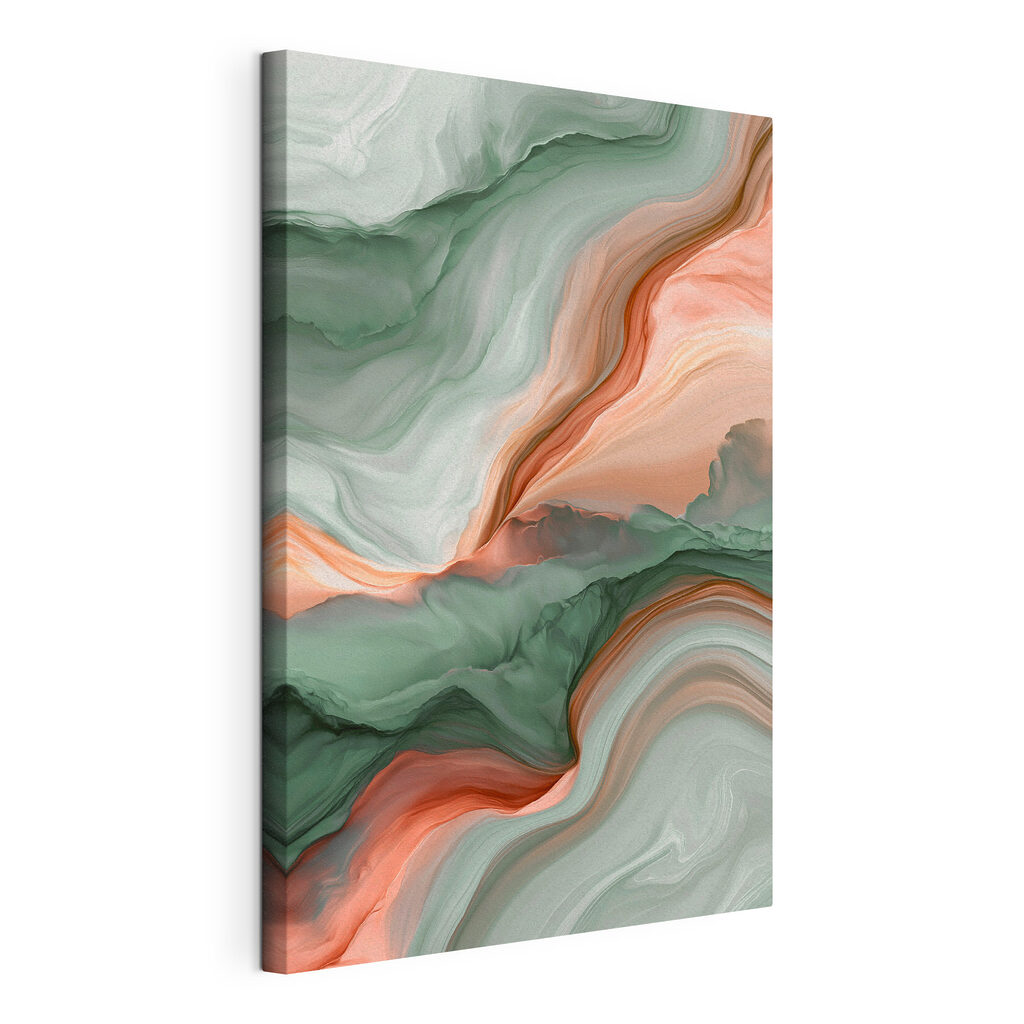 Serene waves of color blend beautifully