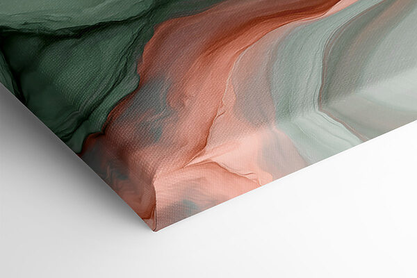 Serene waves of color blend beautifully