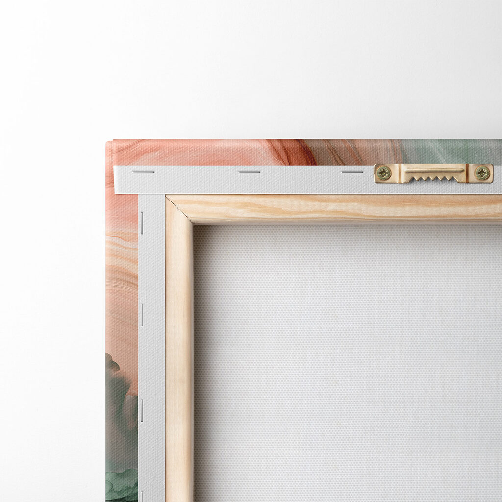 Serene waves of color blend beautifully