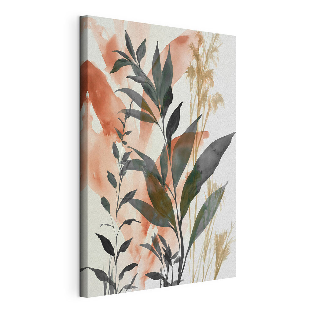 Painting of leaves and plants Painting of leaves and plants