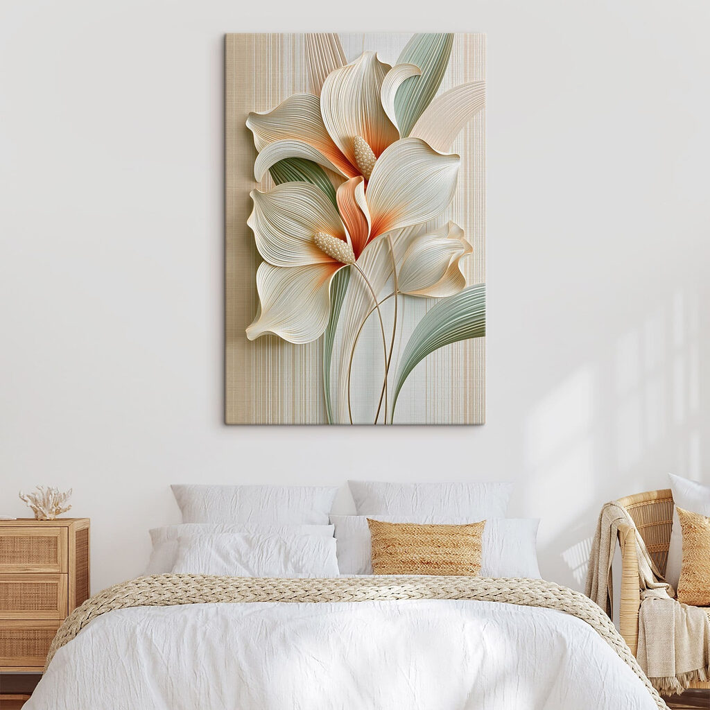 Delicate petals in soft colors