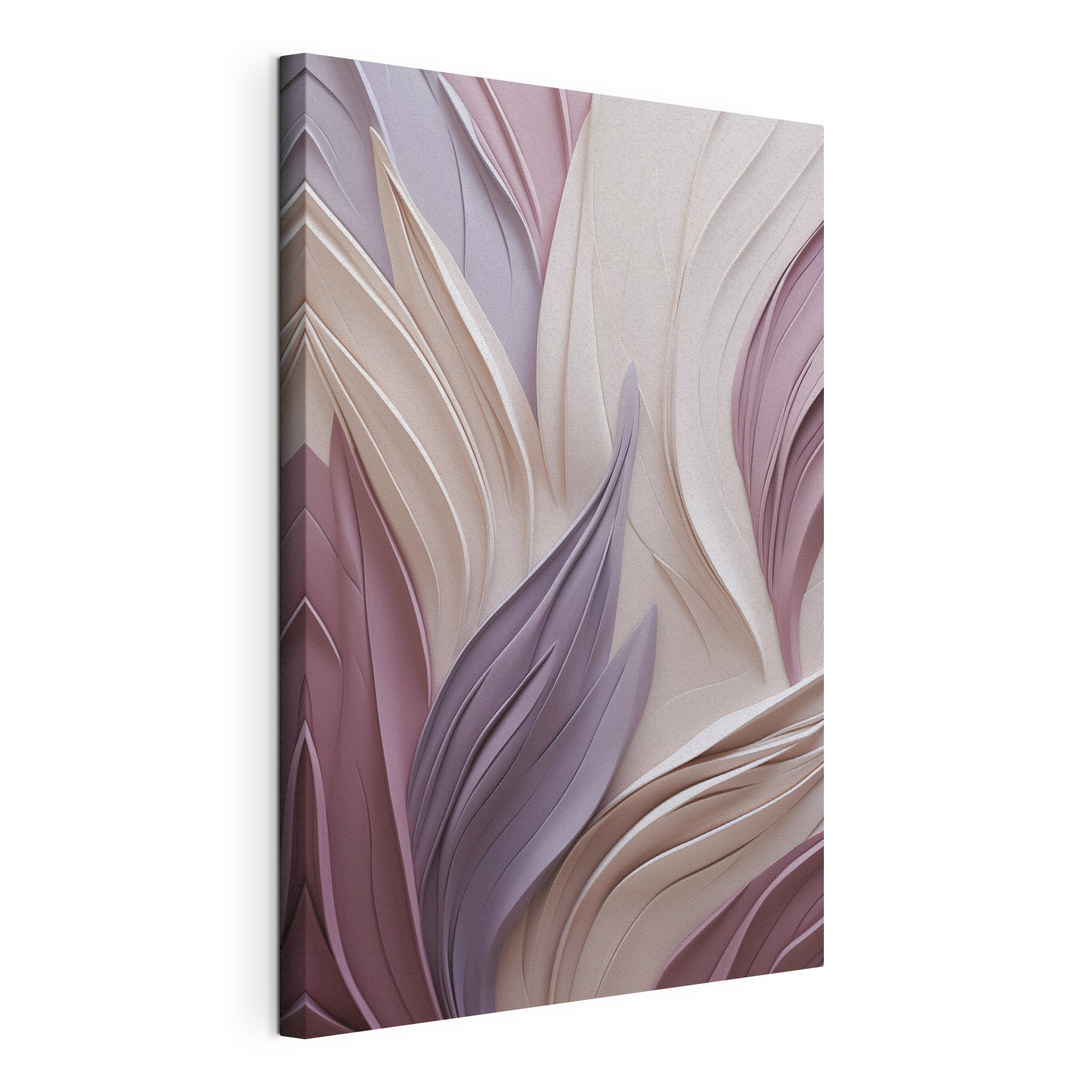 Flowing curves in soft colors