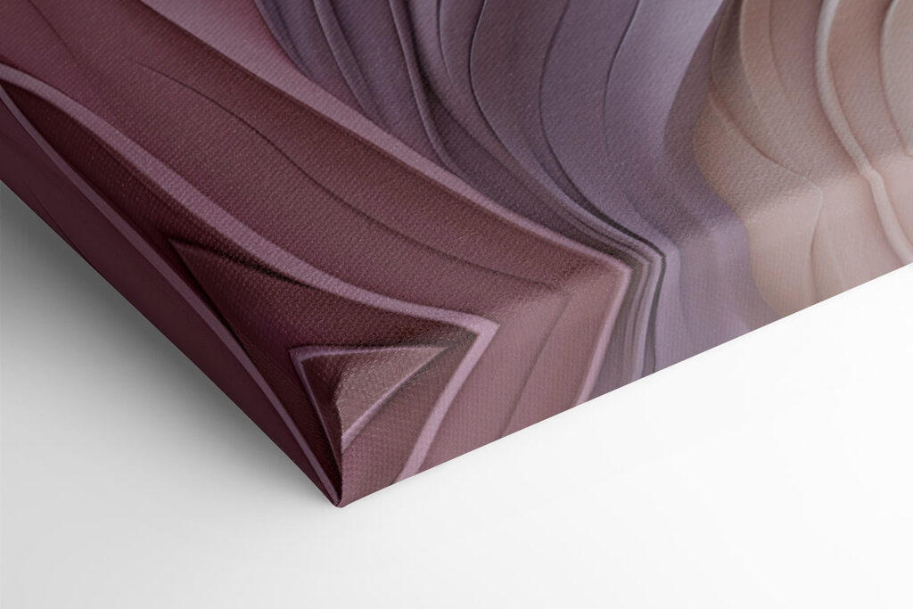 Flowing curves in soft colors