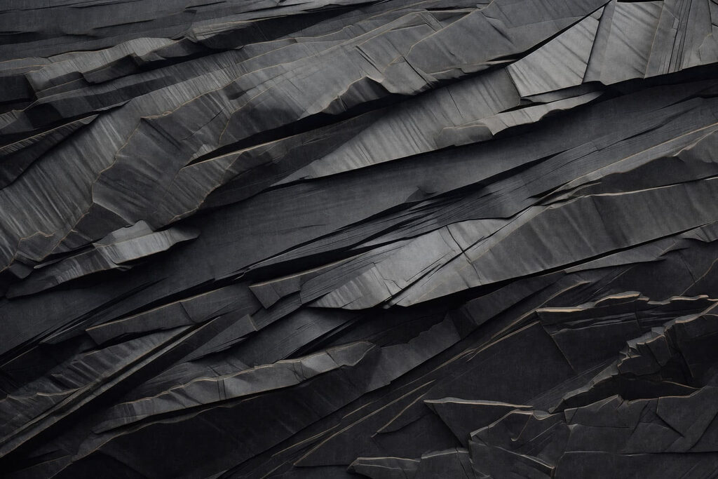 Black surface with cracks