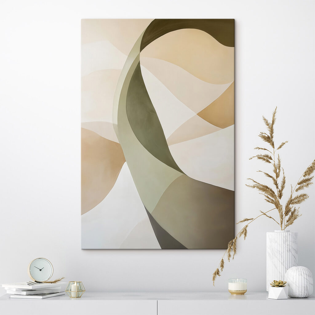 Soft curves in gentle colors Soft curves in gentle colors