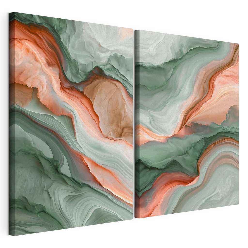 Flowing colors in harmonious waves