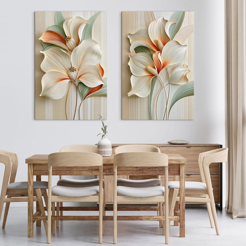 Elegant floral design in soft colors Elegant floral design in soft colors
