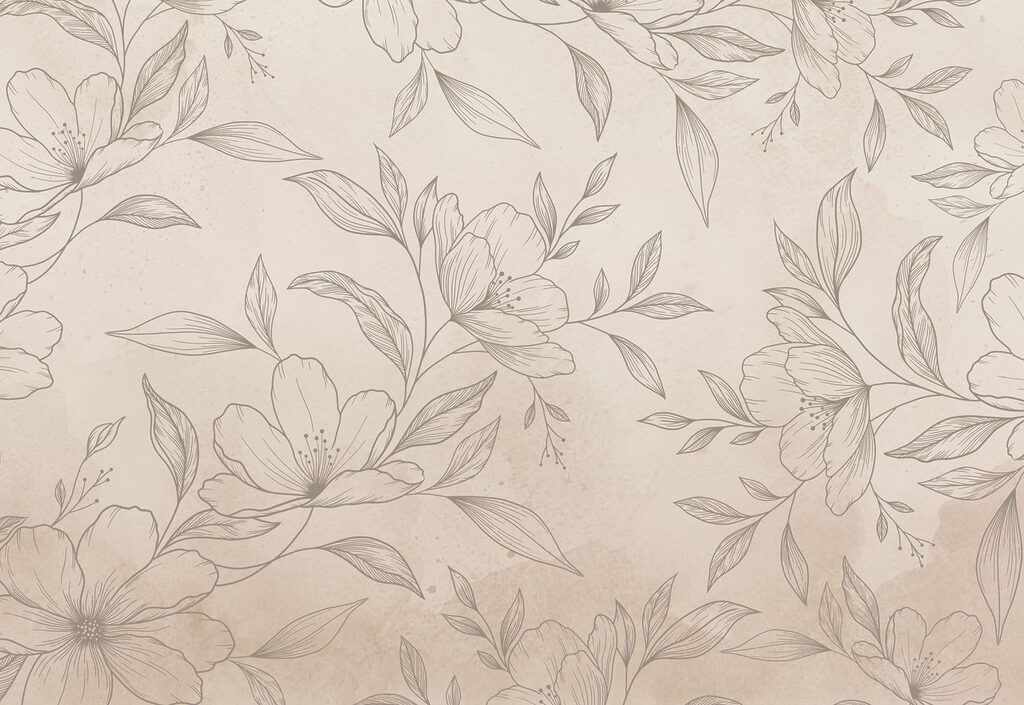 Delicate floral design on soft background Delicate floral design on soft background