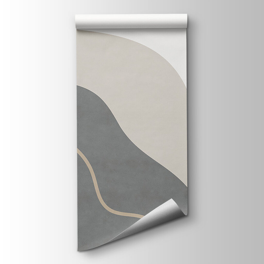 Smooth curves in soft neutral tones Smooth curves in soft neutral tones