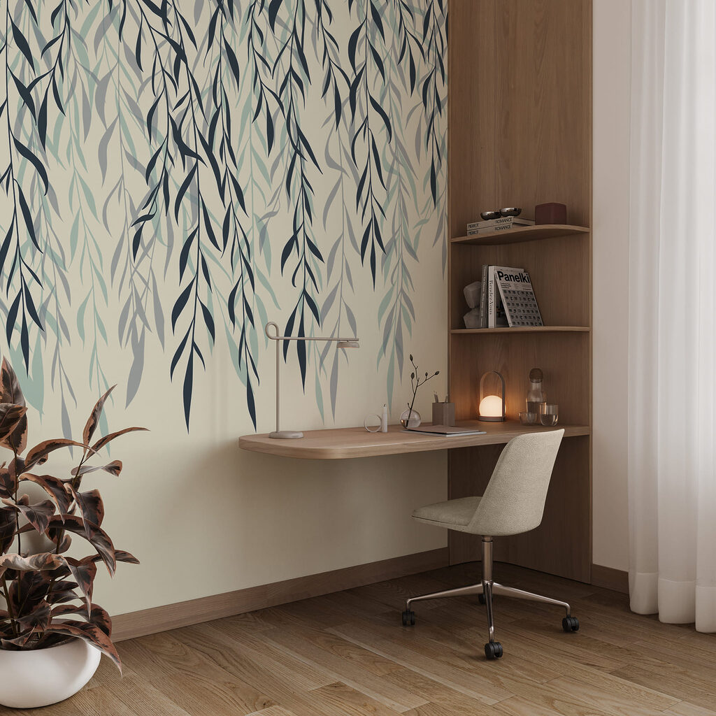 Frunze delicate care cad în cascadă