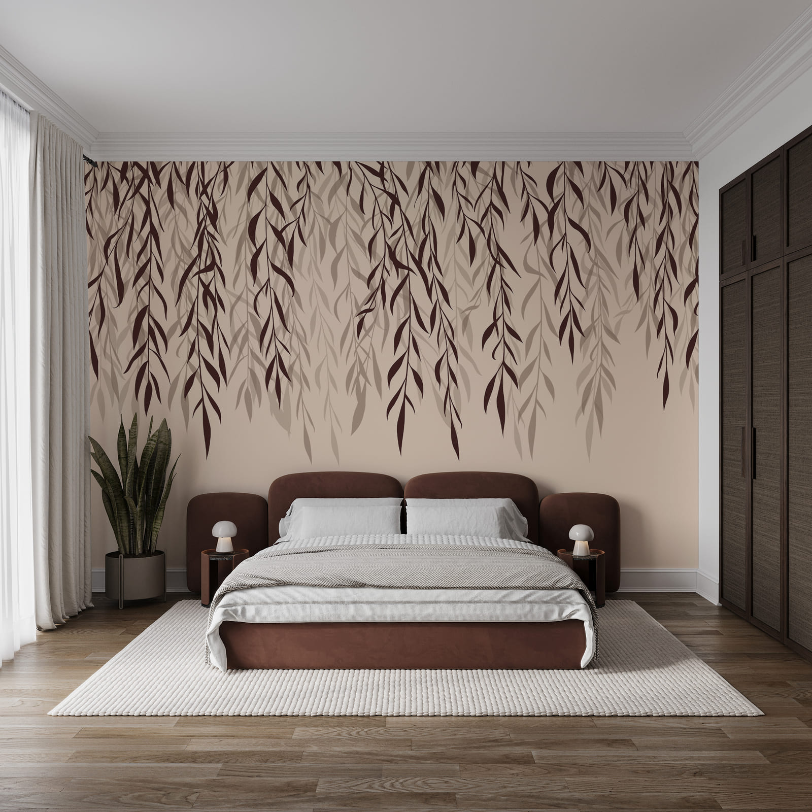 Frunze delicate care cad ușor, în cascadă Frunze delicate care cad ușor, în cascadă