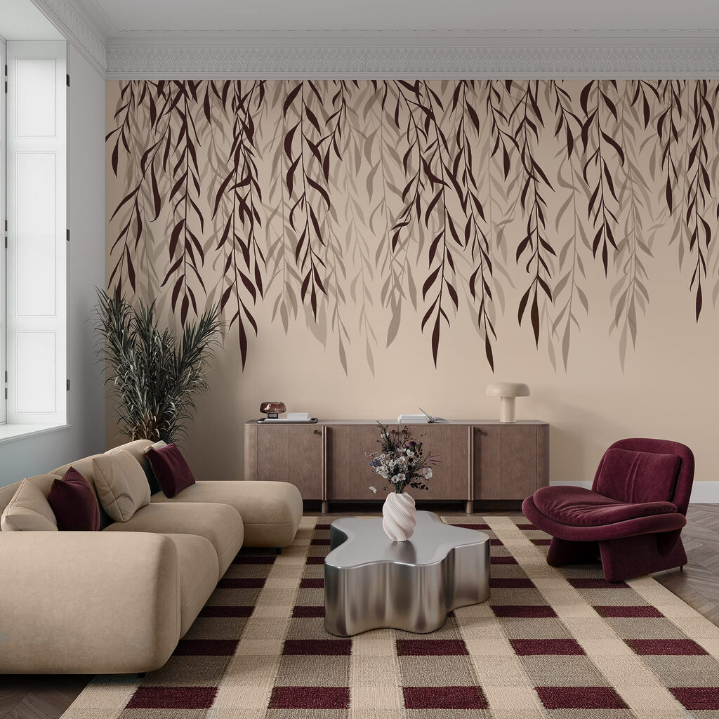 Frunze delicate care cad ușor, în cascadă Frunze delicate care cad ușor, în cascadă