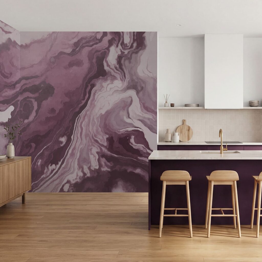 Vârtejuri abstracte în nuanțe delicate