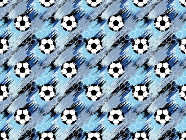 Pattern of football balls Pattern of football balls