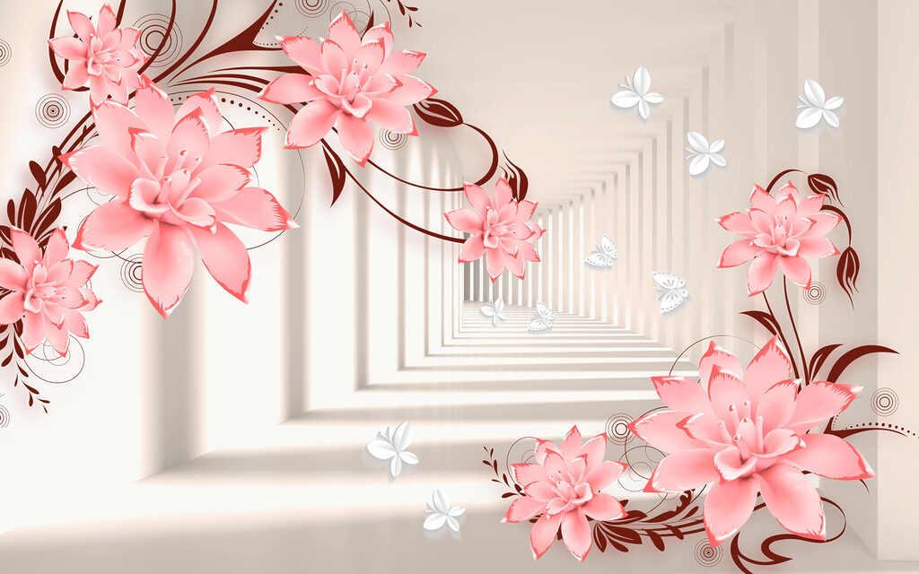 Floral beauty in soft pastel tones