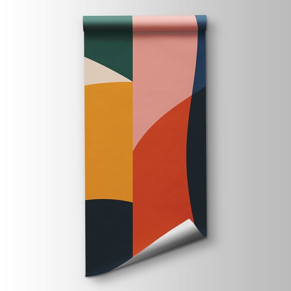 Fototapet Artă plină de culoare, cu forme diverse (SKU: t01036) Fototapet Artă plină de culoare, cu forme diverse (SKU: t01036)