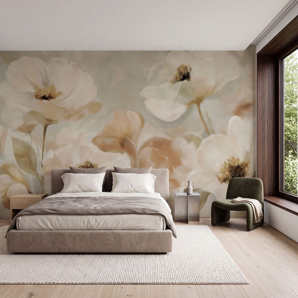Fototapet Flori delicate în nuanțe delicate (SKU: t01064v1) Fototapet Flori delicate în nuanțe delicate (SKU: t01064v1)