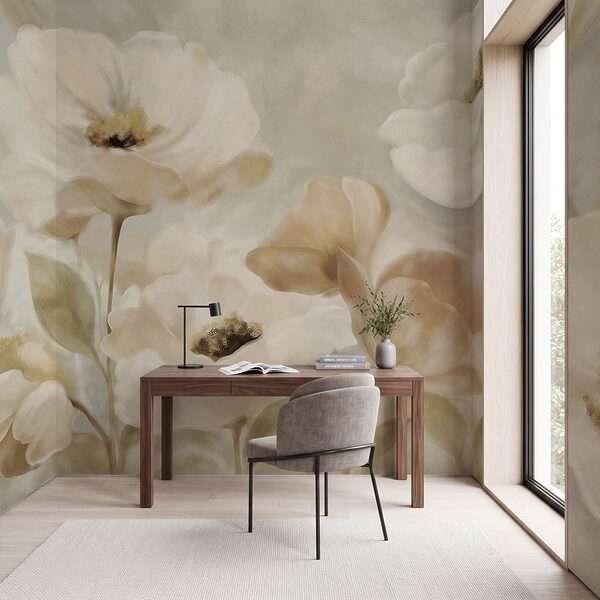 Fototapet Flori delicate în nuanțe delicate (SKU: t01064v1) Fototapet Flori delicate în nuanțe delicate (SKU: t01064v1)