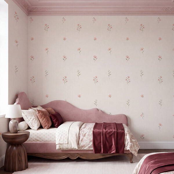 Fototapet Un model floral delicat, potrivit pentru orice spațiu (SKU: t01095) Fototapet Un model floral delicat, potrivit pentru orice spațiu (SKU: t01095)