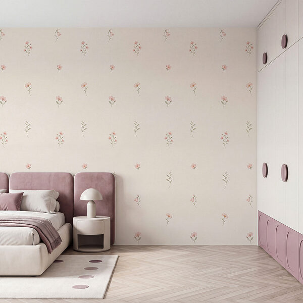 Fototapet Un model floral delicat, potrivit pentru orice spațiu (SKU: t01095) Fototapet Un model floral delicat, potrivit pentru orice spațiu (SKU: t01095)