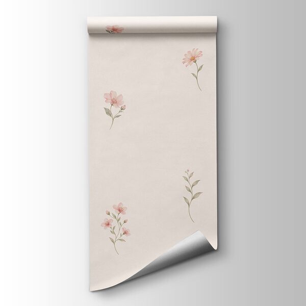 Fototapet Un model floral delicat, potrivit pentru orice spațiu (SKU: t01095) Fototapet Un model floral delicat, potrivit pentru orice spațiu (SKU: t01095)