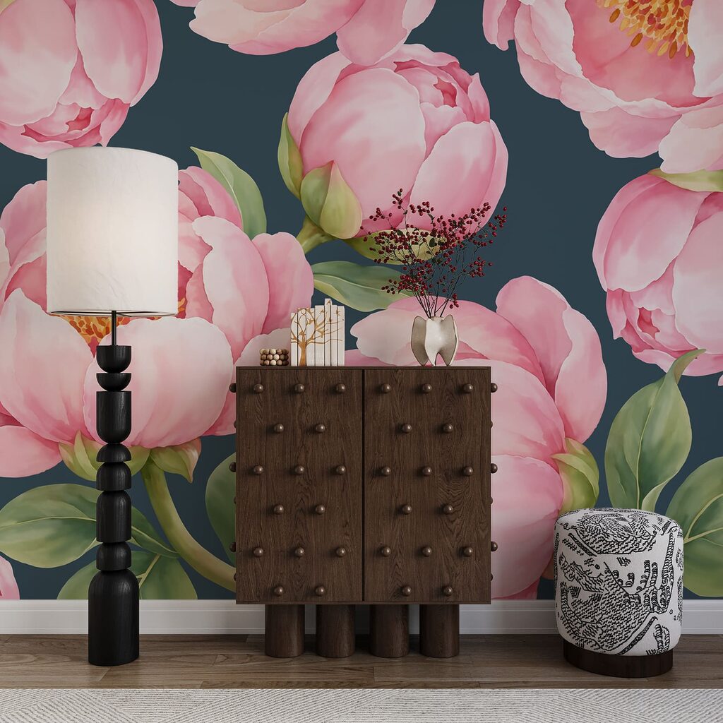 Fototapet Flori frumoase în nuanțe delicate de roz (SKU: t01096v3) Fototapet Flori frumoase în nuanțe delicate de roz (SKU: t01096v3)