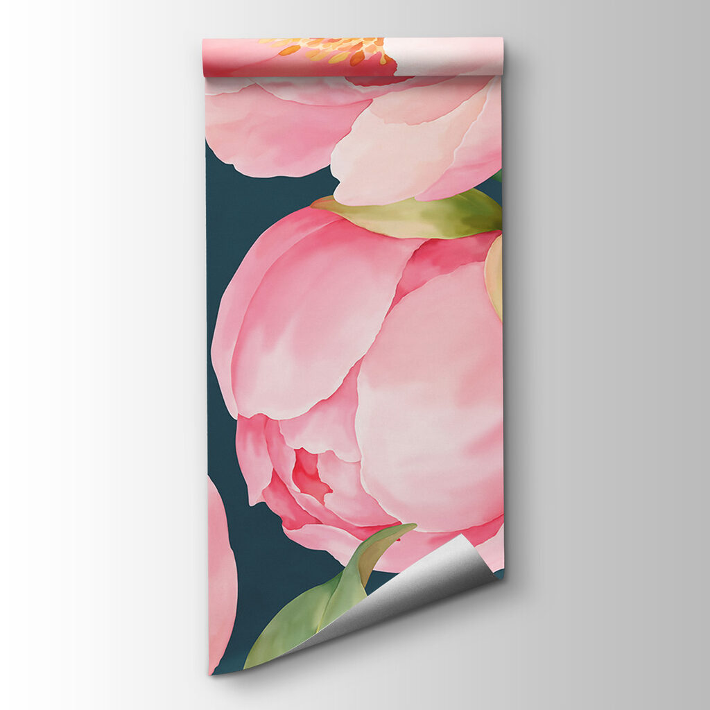 Fototapet Flori frumoase în nuanțe delicate de roz (SKU: t01096v3) Fototapet Flori frumoase în nuanțe delicate de roz (SKU: t01096v3)