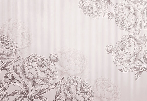 Fototapet Flori delicate în nuanțe delicate (SKU: t01097v2)