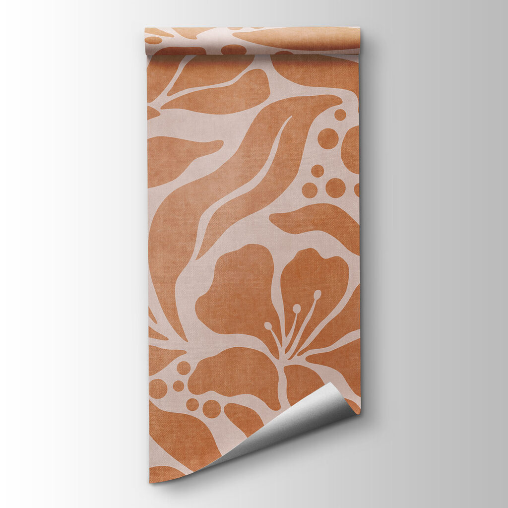 Fototapet Design cu motive florale inspirat din natură (SKU: t01114) Fototapet Design cu motive florale inspirat din natură (SKU: t01114)