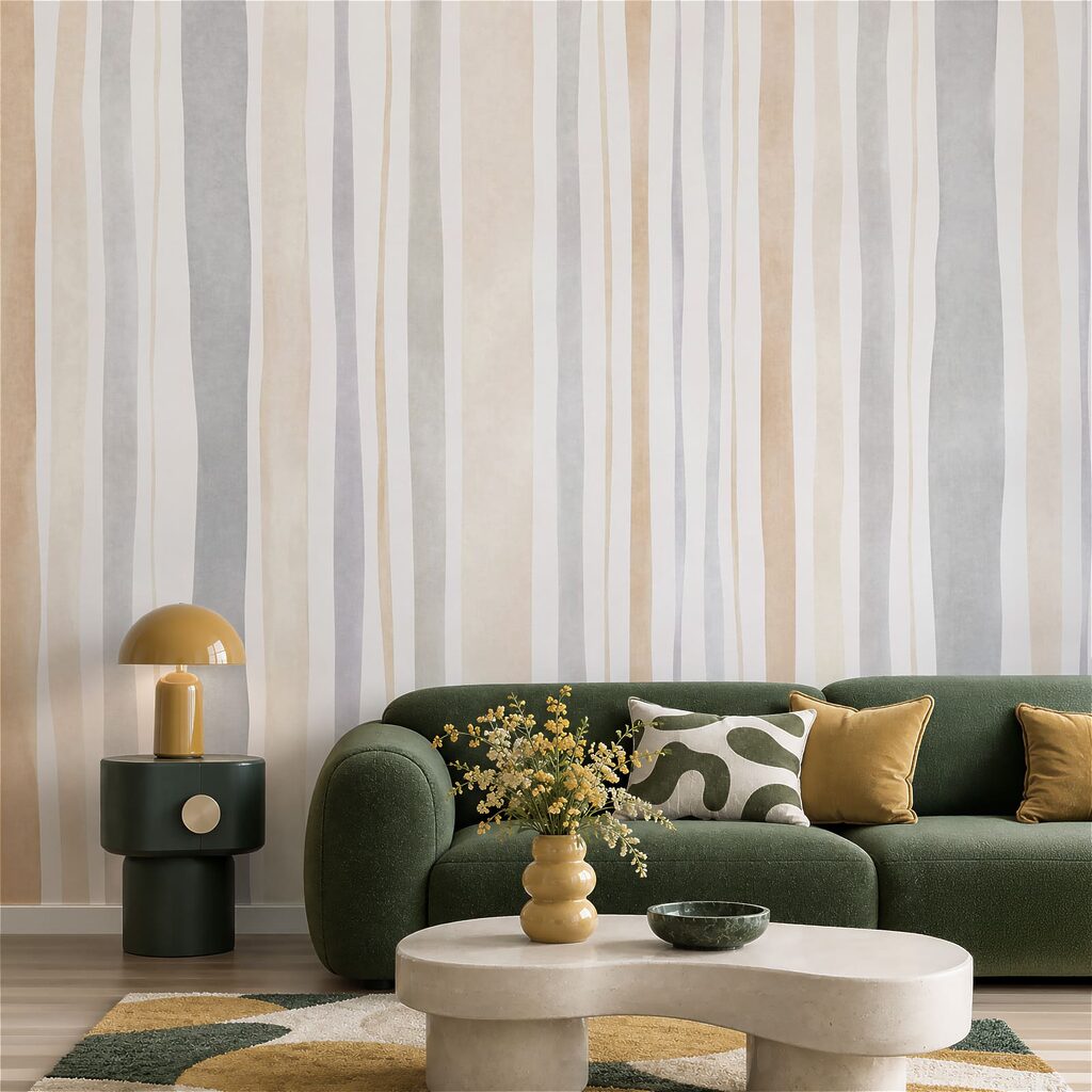 Fototapet Dungi elegante în culori neutre pentru spații moderne (SKU: t01134) Fototapet Dungi elegante în culori neutre pentru spații moderne (SKU: t01134)