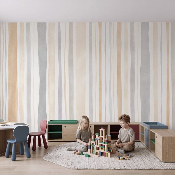 Fototapet Dungi elegante în culori neutre pentru spații moderne (SKU: t01134) Fototapet Dungi elegante în culori neutre pentru spații moderne (SKU: t01134)