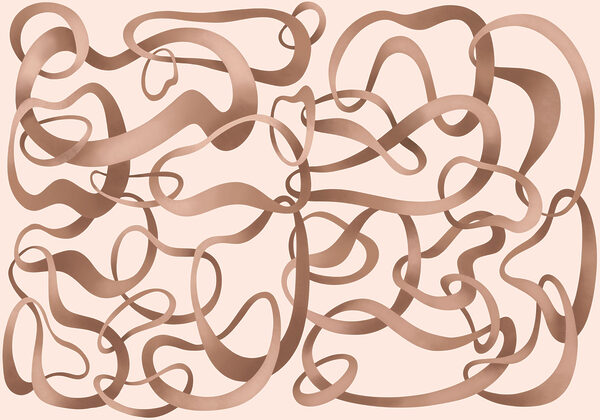 Fototapet Grup de linii maro ondulate (SKU: t01168) Fototapet Grup de linii maro ondulate (SKU: t01168)